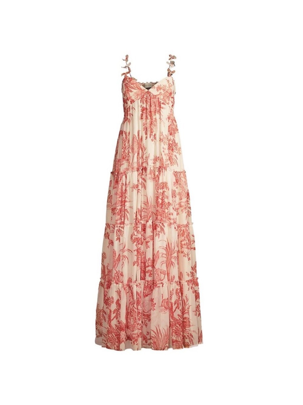 SACHIN + BABI Sunny Dress in Red Ivory Toile Print Flowy Maxi Long Boho NEW $550